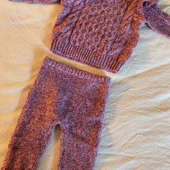 Ruffle-Trim Cocoon Sweater and Pants Set for Baby - Picture 3 of 4